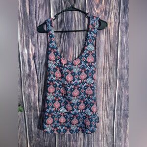 Lucky Brand Multicolor Paisley Blouse